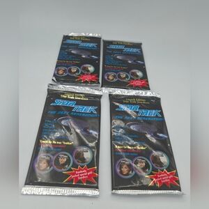 4X - Star Trek The Next Generation Collectible Starchips Pog Packs